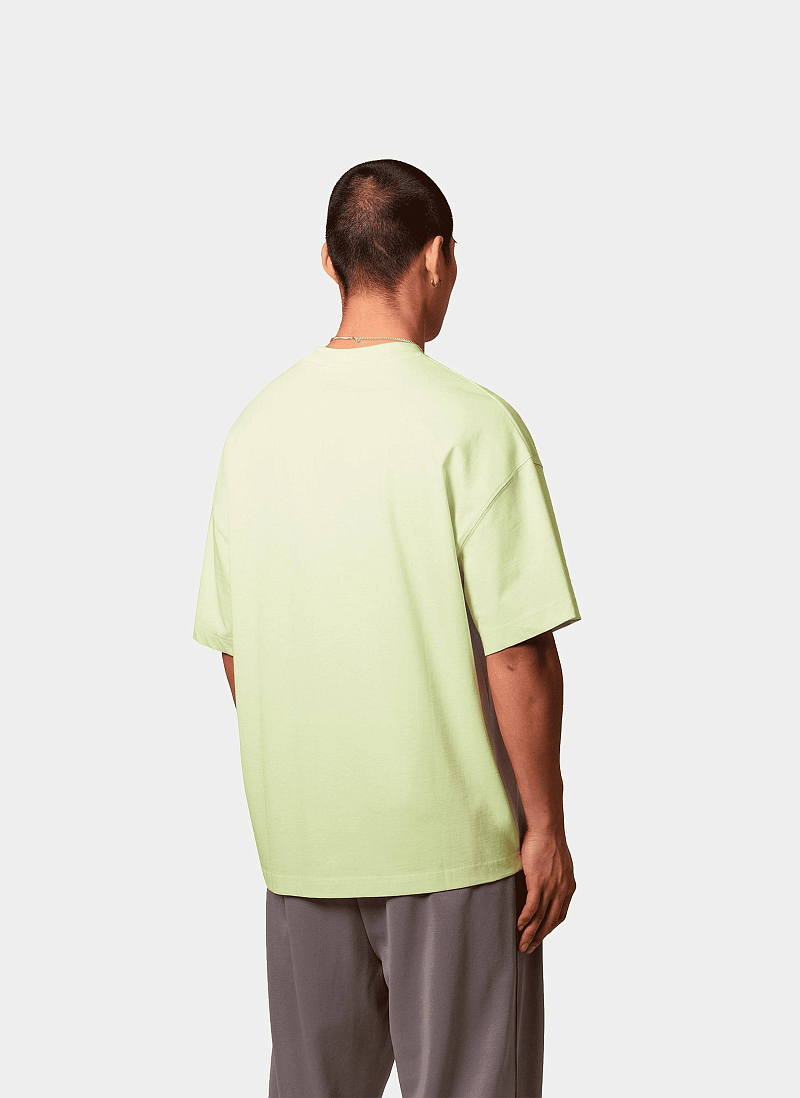 Футболка S/S Signature Script T-Shirt Air Green / White