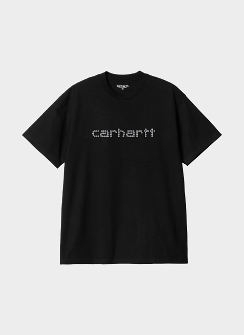 Футболка ‘S/S Rivet Script T-Shirt’ Black