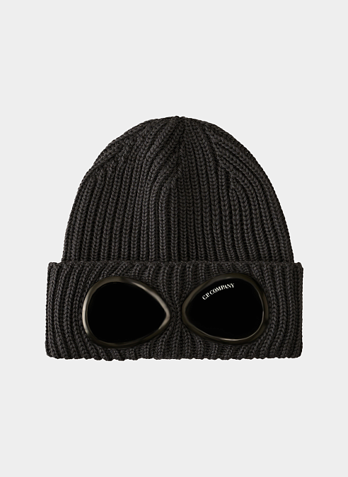 Шапка Extrafine Merino Wool Goggle Beanie Ebony