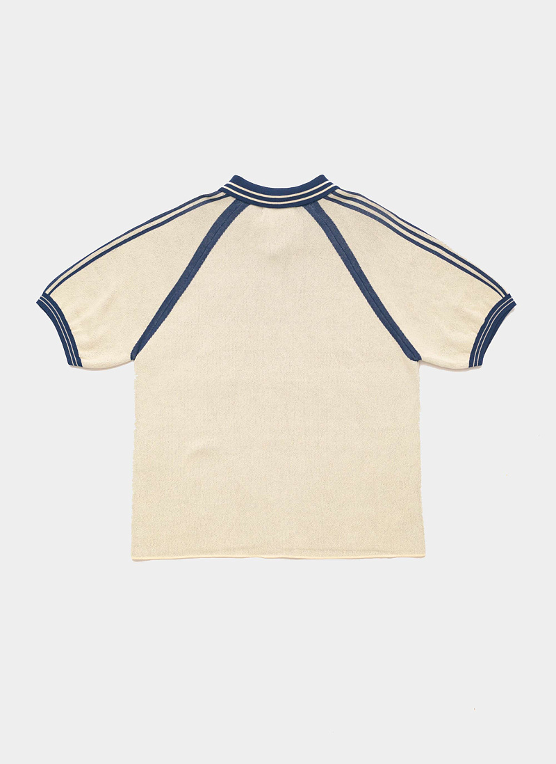 Поло Captain Kinky Cream / Dark Blue