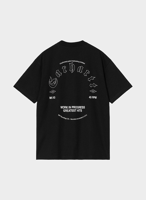 Футболка ‘S/S Greatest Hits T-Shirt’ Black / White