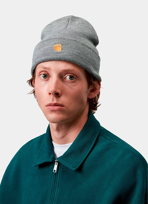 Шапка Chase Beanie’ Grey Heather / Gold