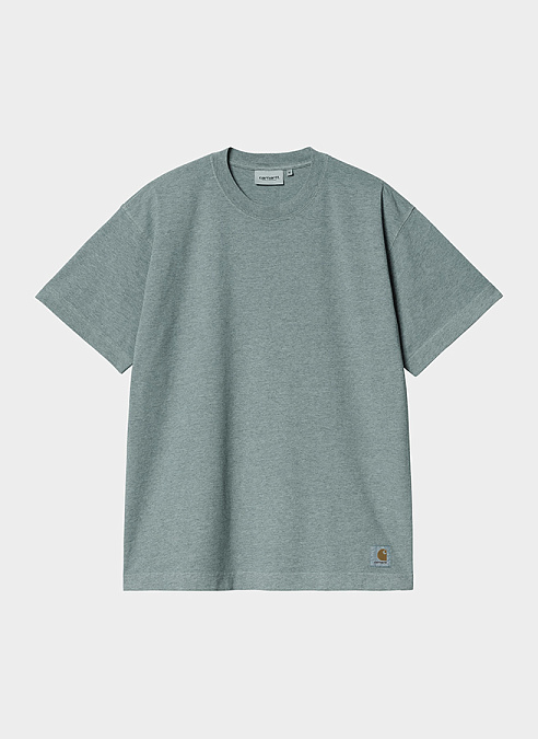 Футболка ‘S/S Caspian T-Shirt’ CLAY BLUE HEATHER (GARMENT DYED)