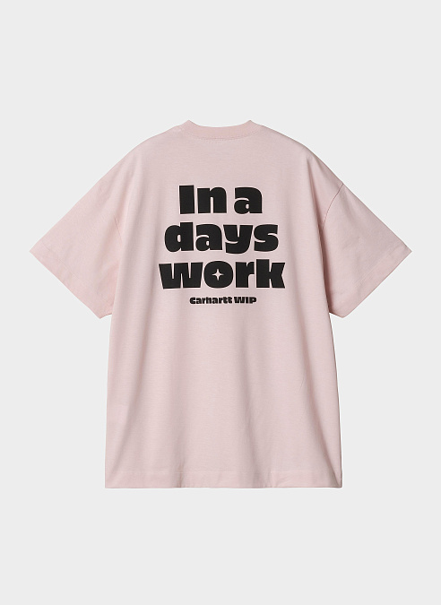 Футболка женская ‘W S/S Day Off T-Shirt’ AIR PINK / BLACK