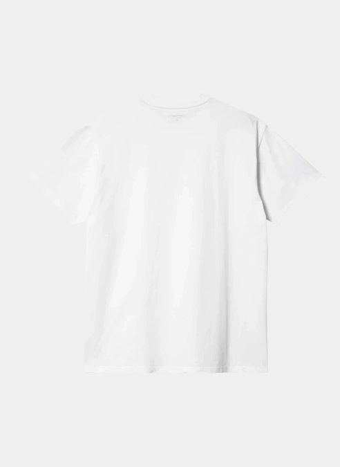 Футболка S/S Pocket Heart T-Shirt White / Red
