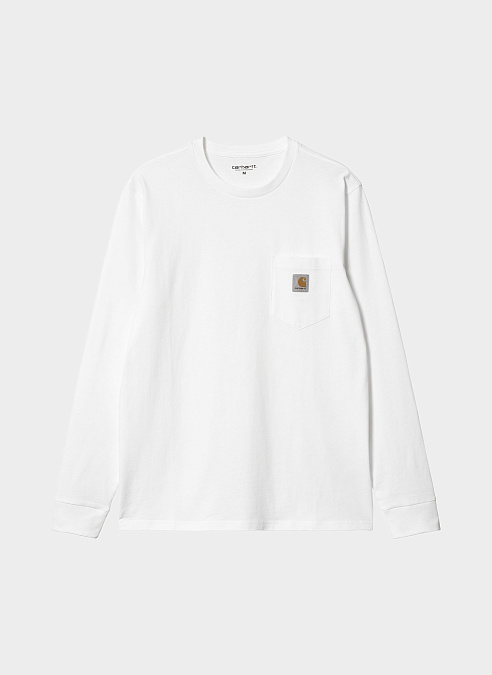 Лонгслив ‘L/S Pocket T-Shirt’ WHITE