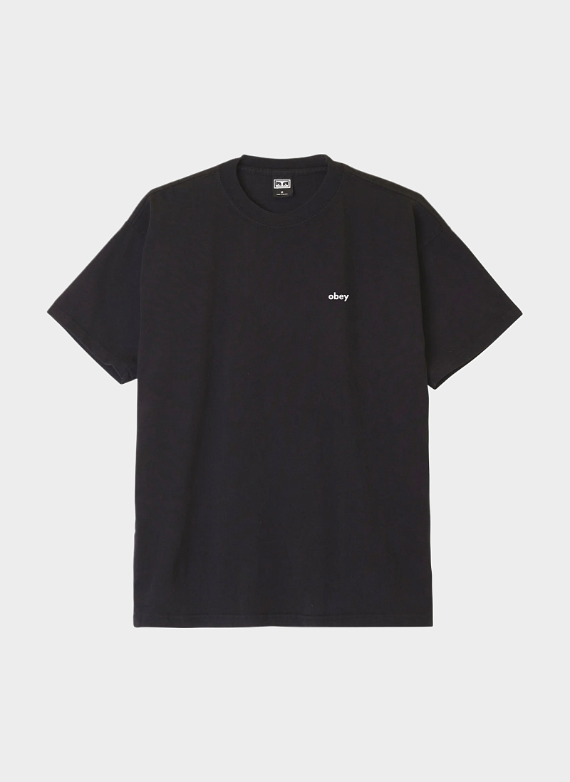 Футболка ‘OBEY ICON HEAVYWEIGHT TEE’ Off Black