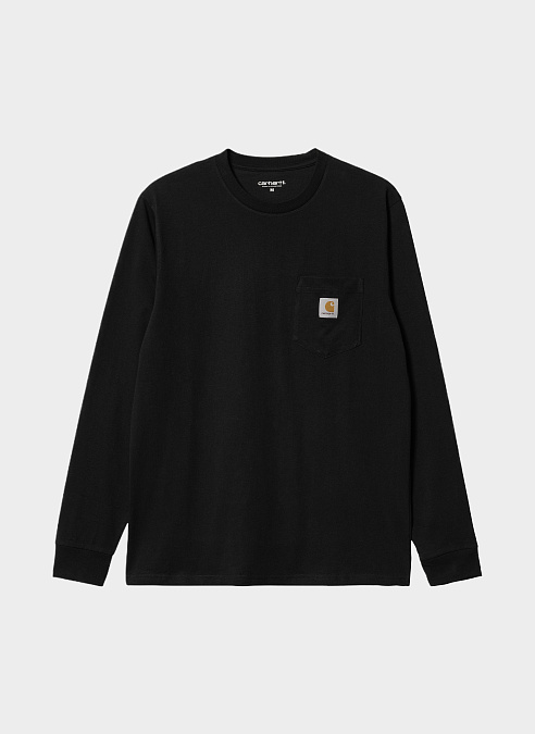 Лонгслив ‘L/S Pocket T-Shirt’ Black