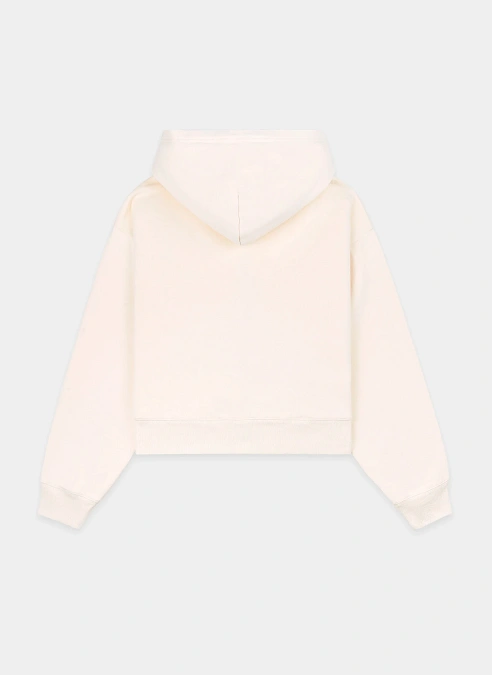 Худи на молнии Lion Health Cropped Zip Hoodie Cream