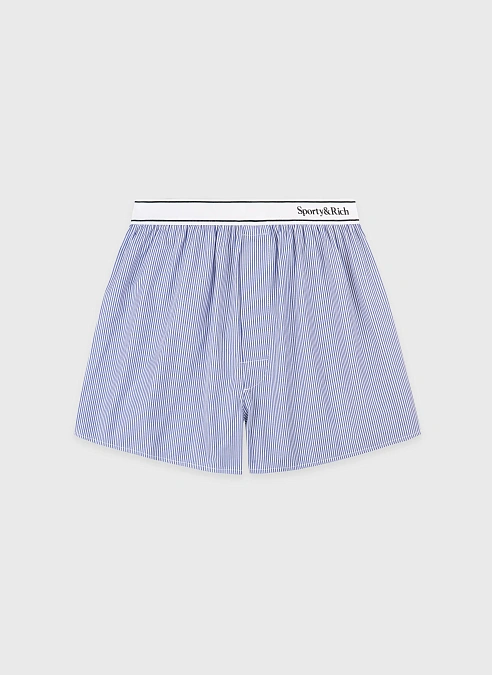 Шорты Serif Logo Boxer Navy Stripe