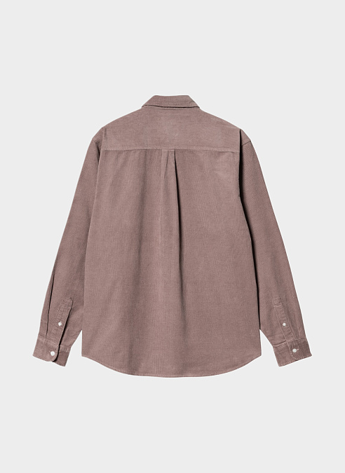 Рубашка ‘L/S Madison Fine Cord Shirt’ Lupinus / White