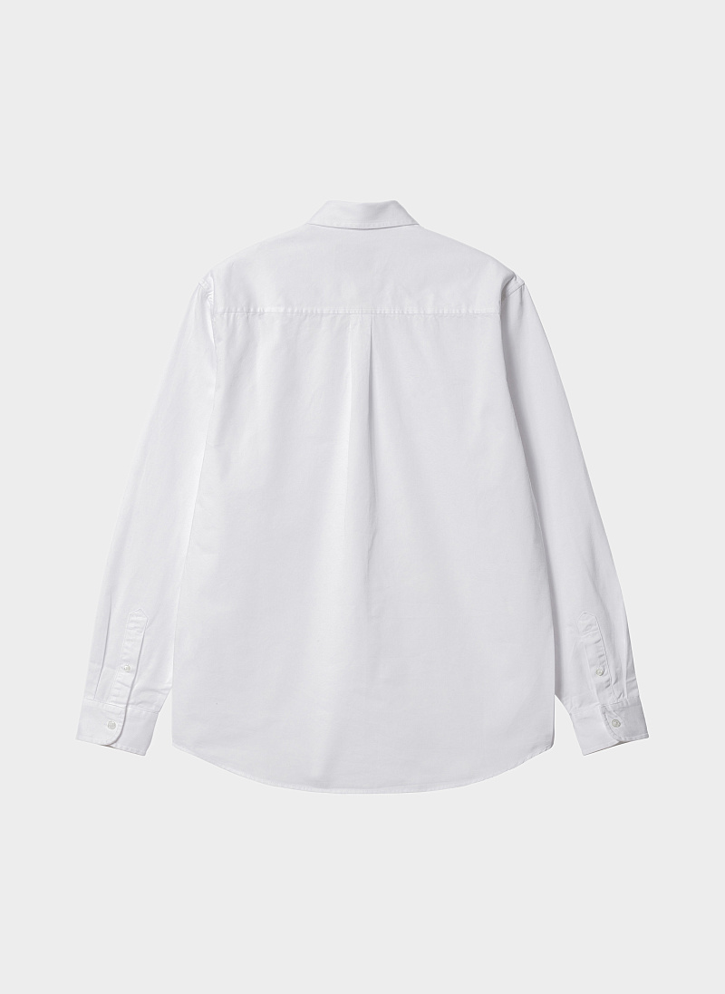 Рубашка ‘L/S Madison Shirt’ White / Black