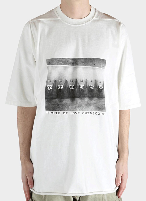 Футболка Temple Of Love Jumbo Print SS T-Shirt  Milk / Black