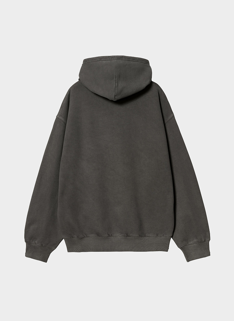 Худи ‘Hooded Library Sweat’ BLACK (GARMENT DYED)