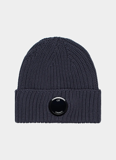 Шапка Extrafine Merino Wool Lens Beanie Ebony