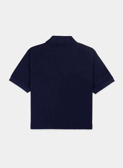 Поло H&W Crest Pique Polo Dark Navy