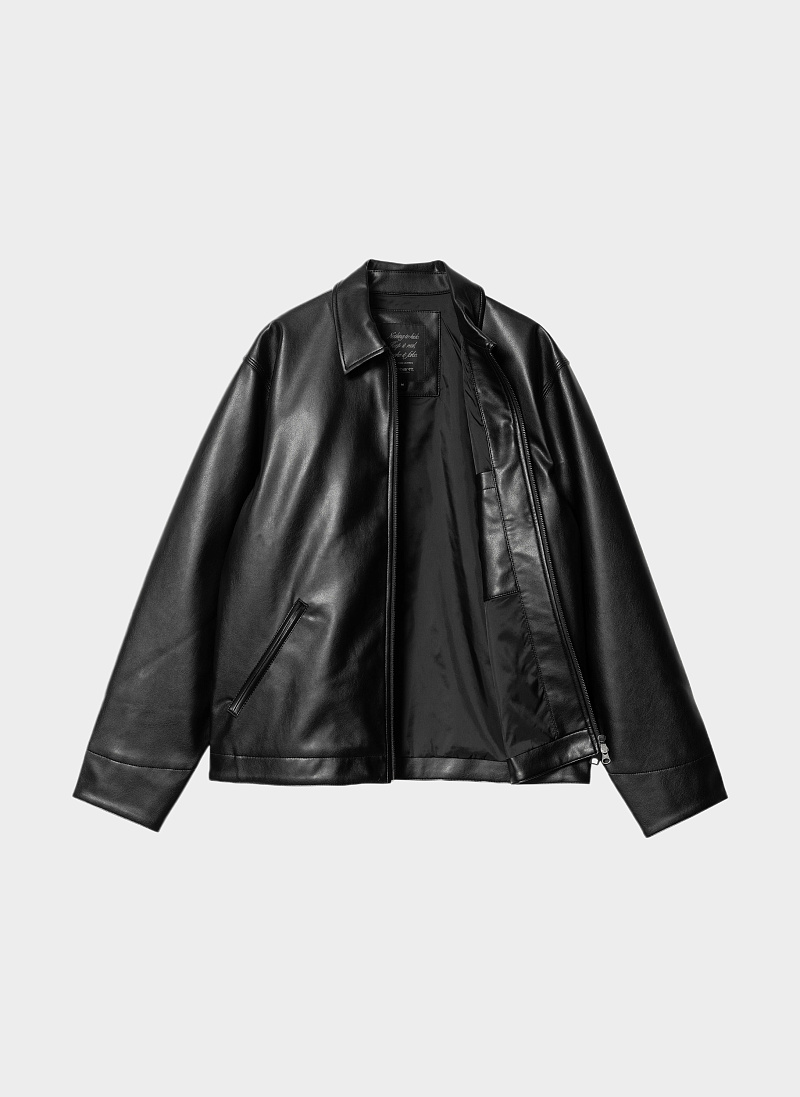 Куртка ‘Detroit Leather Jacket’ Black