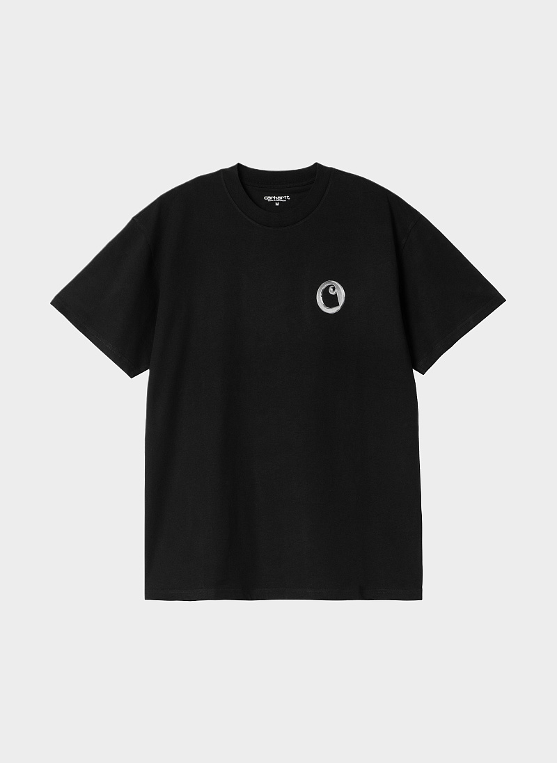 Футболка ‘S/S Linked Charms T-Shirt’ Black / Silver
