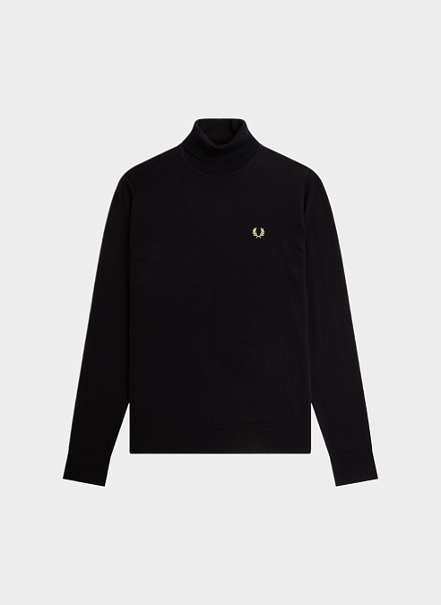 Свитер ‘Roll Neck Jumper’ Black / Dark Caramel