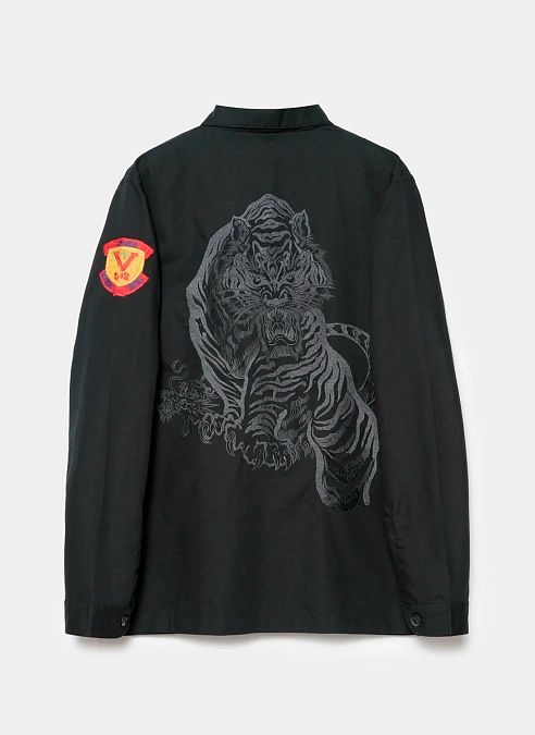 Рубашка Riverine L/S Embroidered Utility Shirt  Black