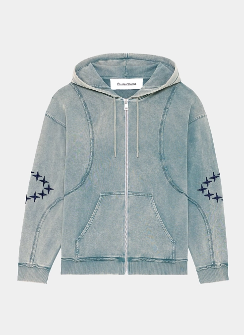 Худи на молнии Zip Hoody Raw Edges