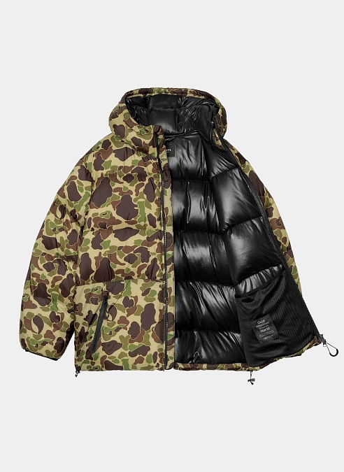 Пуховик Toronto Jacket Camo Duck, Green / Black