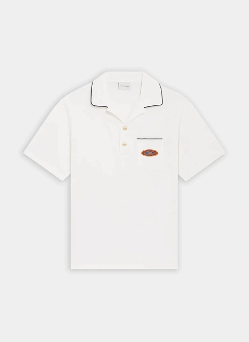 Поло Drole Patch Off White