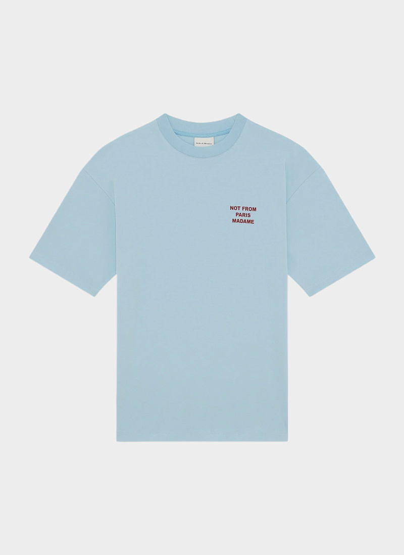 Футболка ‘Le T-Shirt Slogan’ Light Blue