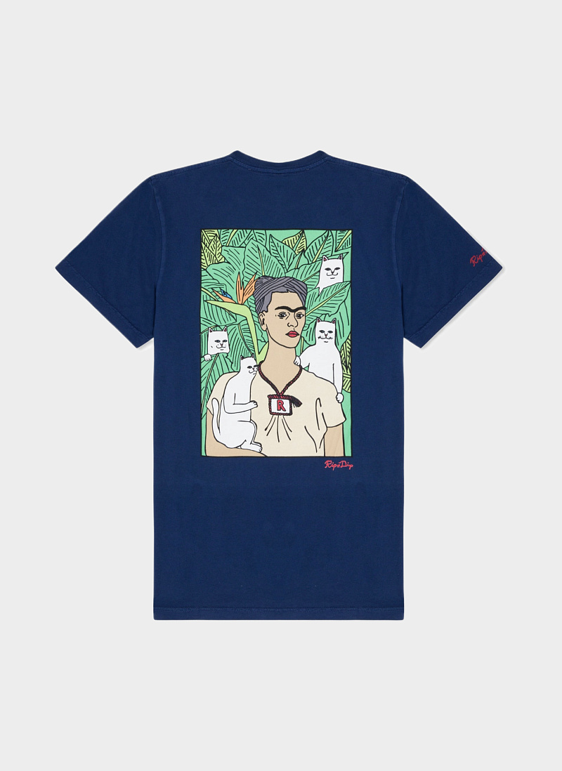 Футболка ‘Portrait Nerm Tee’ Navy