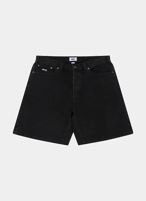 Шорты Bigwig Baggy Denim Short Washed Black
