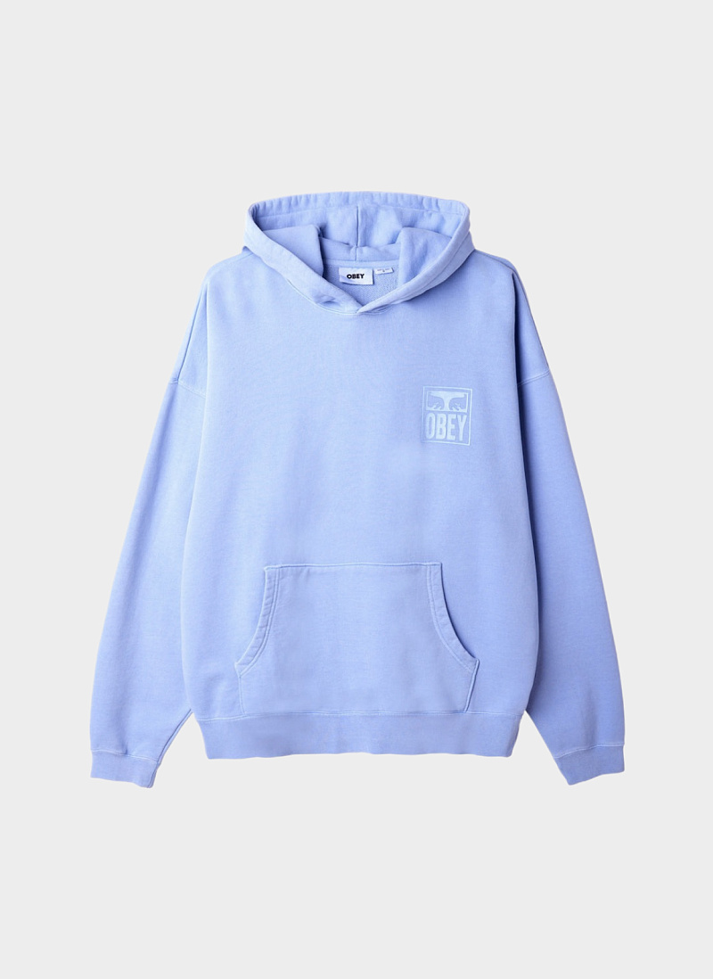 Худи ‘PIGMENT OBEY EYES ICON EXTRA HEAVY HOOD’ PIGMENT HYDRANGEA