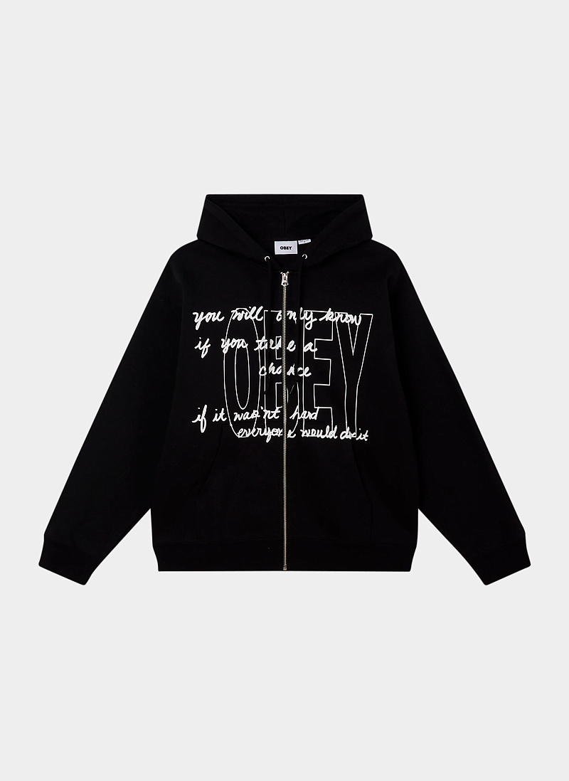 Худи на молнии ‘CHANCE ZIP HOOD’ BLACK
