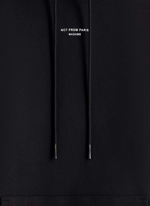 Худи Le Hoodie Slogan à Poche Classique Black