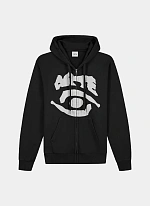 Худи на молнии Eye Front Zip Hoodie Black