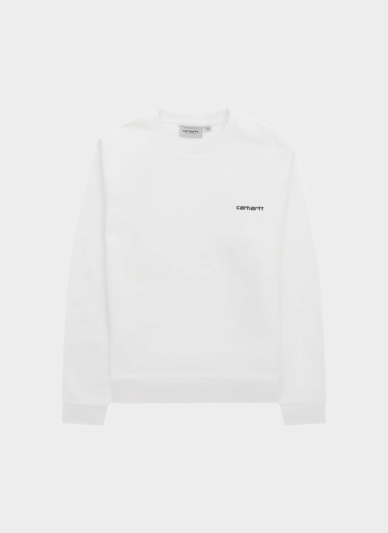 Свитшот ‘Script Embroidery Sweat’ White