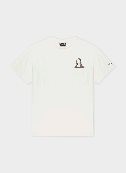 Футболка Nermalisa Pocket Tee Bone