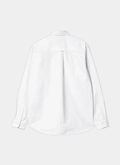 Рубашка L/S C-Logo Shirt White / Dark Navy