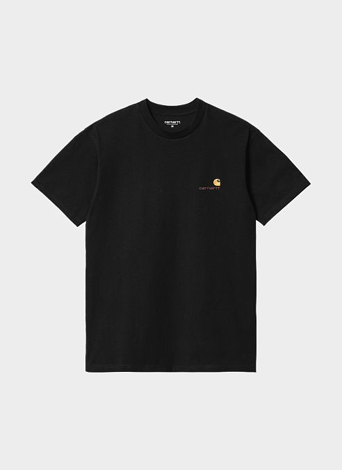 Футболка ‘S/S American Script T-Shirt’ Black