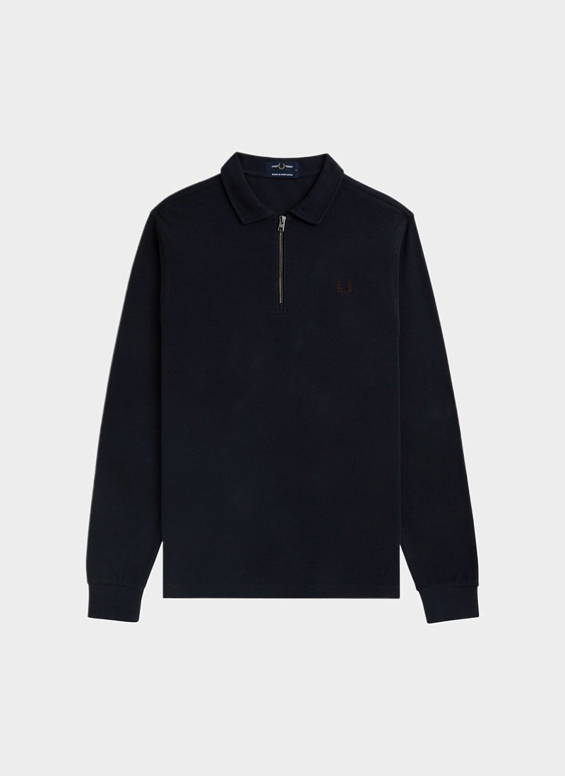 Поло ‘OPEN WAFFLE HALFZIP POLO SHIRT’ 608