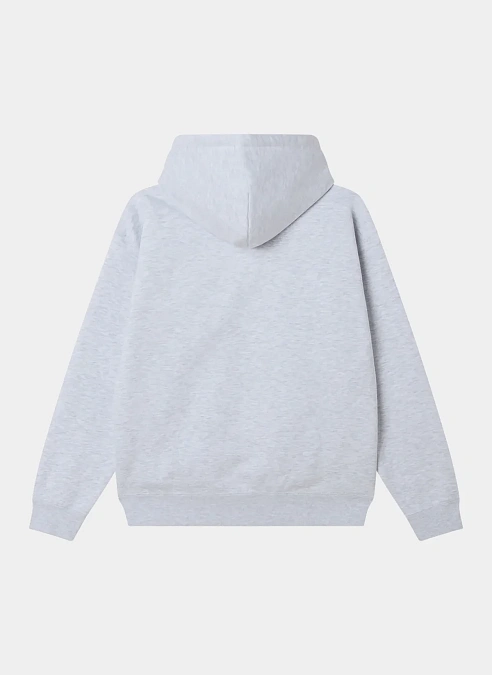 Худи на молнии Obey Collegiate Zip Hood Ash Grey