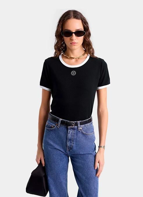 Футболка SRHWC Ringer Tee Black