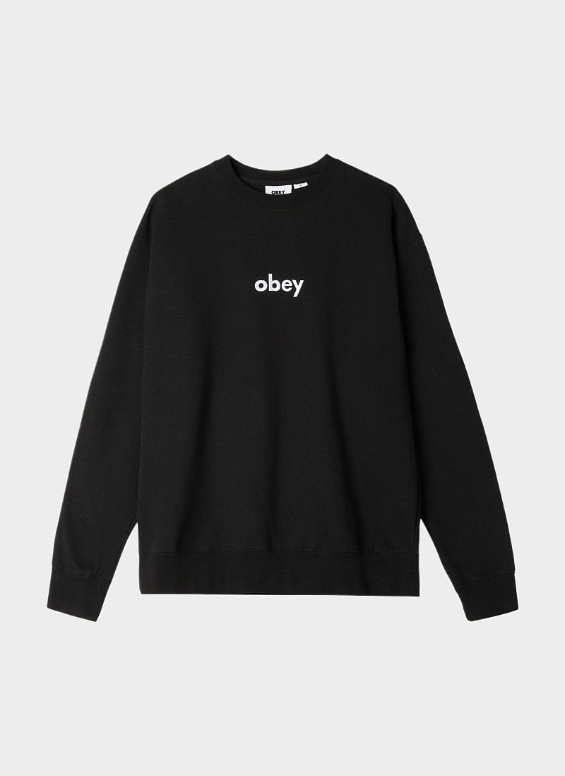 Свитшот ‘LOWERCASE CREWNECK’ Black