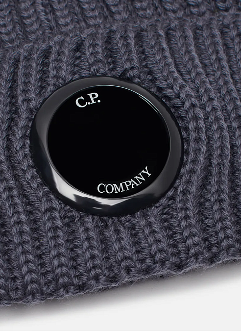 Шапка Extrafine Merino Wool Lens Beanie Ebony
