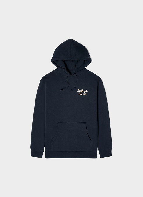 Худи Script Logo Hoodie Navy