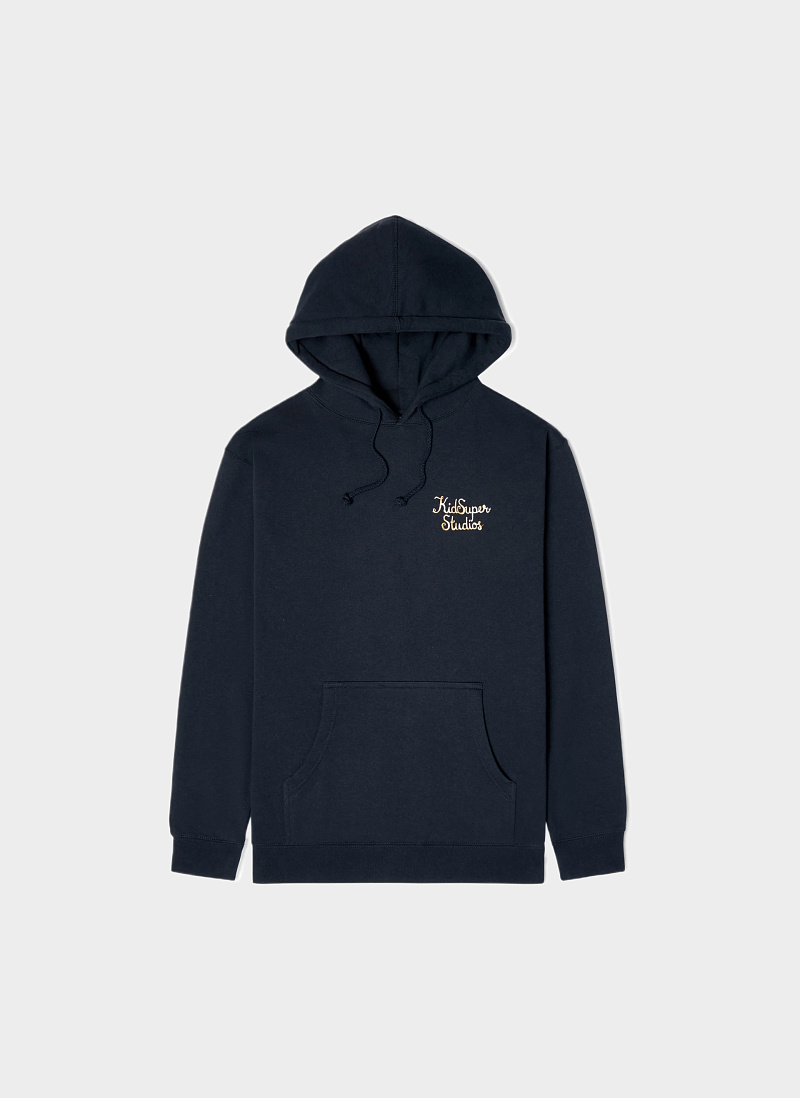 Худи Script Logo Hoodie Navy