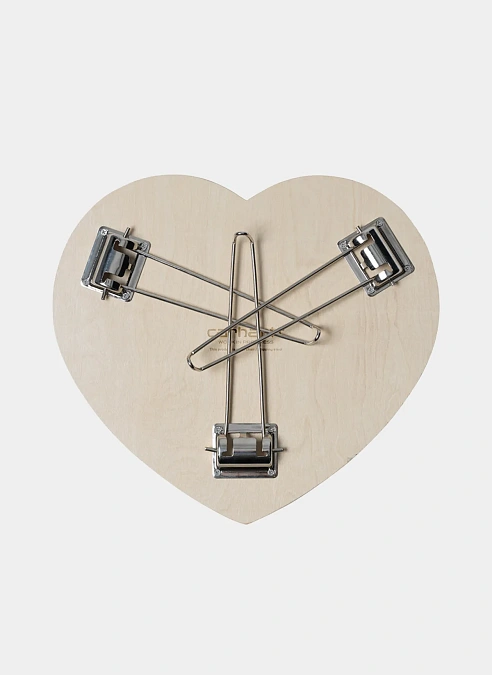 Стол складной Heart Folding Table Black / White