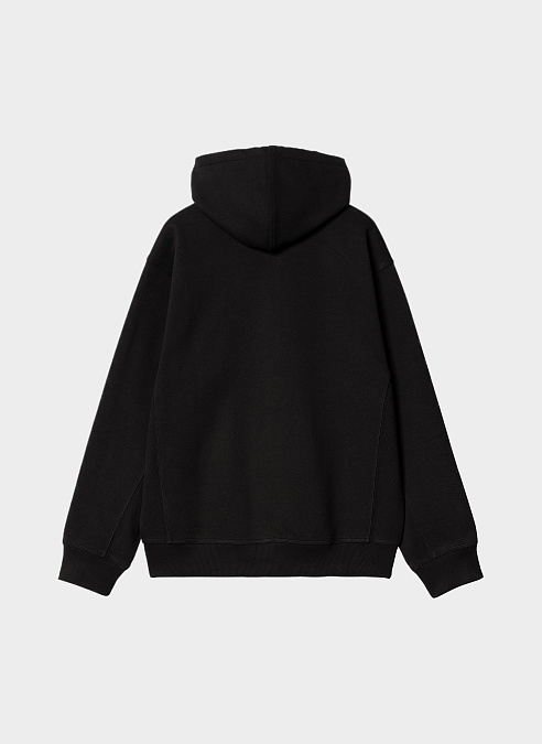 Худи на молнии ‘Hooded American Script Jacket’ BLACK