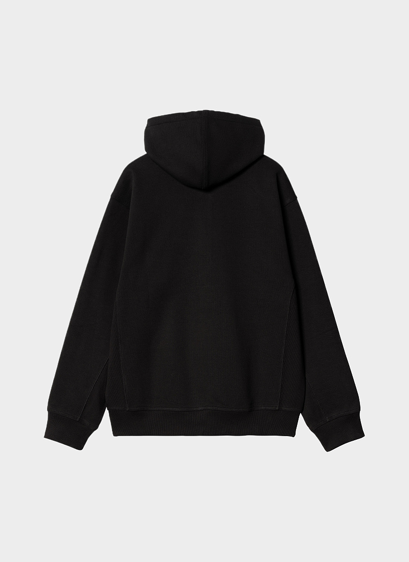 Худи на молнии ‘Hooded American Script Jacket’ BLACK