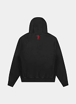 Худи Small Arch Logo Oversized Popover Hood Washed Black