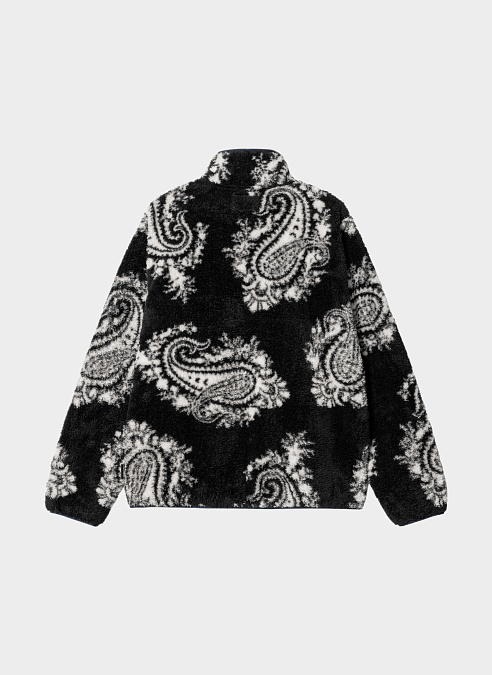 Куртка ‘Jebson Sweat Jacket’ Paisley Big Print, Black / Squid